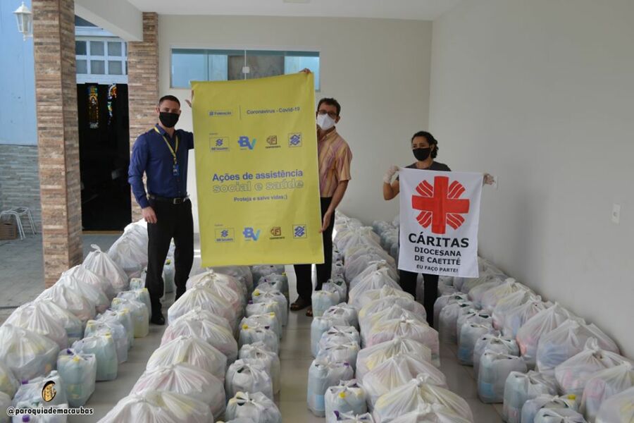 103206451 2628445884098334 3813028292526440587 o Cáritas Diocesana e Fundação Banco do Brasil no Combate a Pandemia