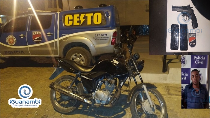 pm gbi 2 PM recupera motocicleta e celulares minutos após serem roubados em Guanambi