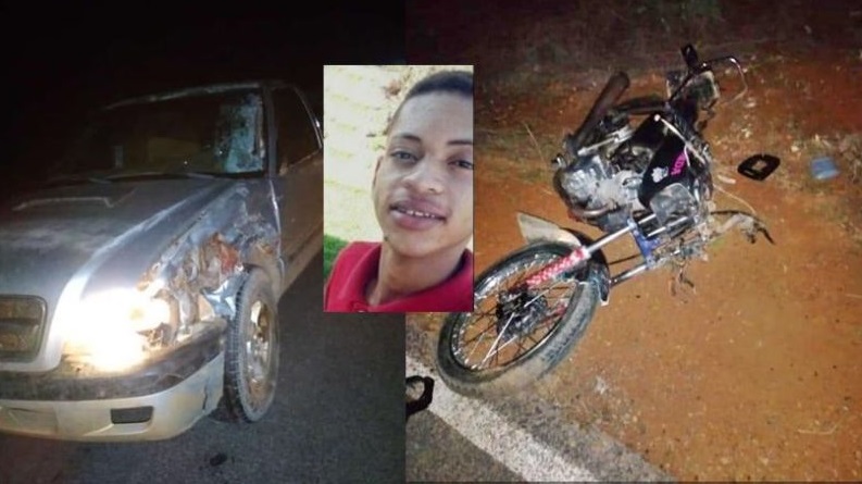 WhatsApp Image 2020 11 03 at 22.21 tile Jovem morre, após colisão entre motocicleta e caminhonete, na BA-263 em Sebastião Laranjeiras