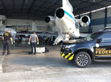 IMAGEM NOTICIA 5 28 PF apreende meia tonelada de cocaína em avião no Aeroporto de Salvador