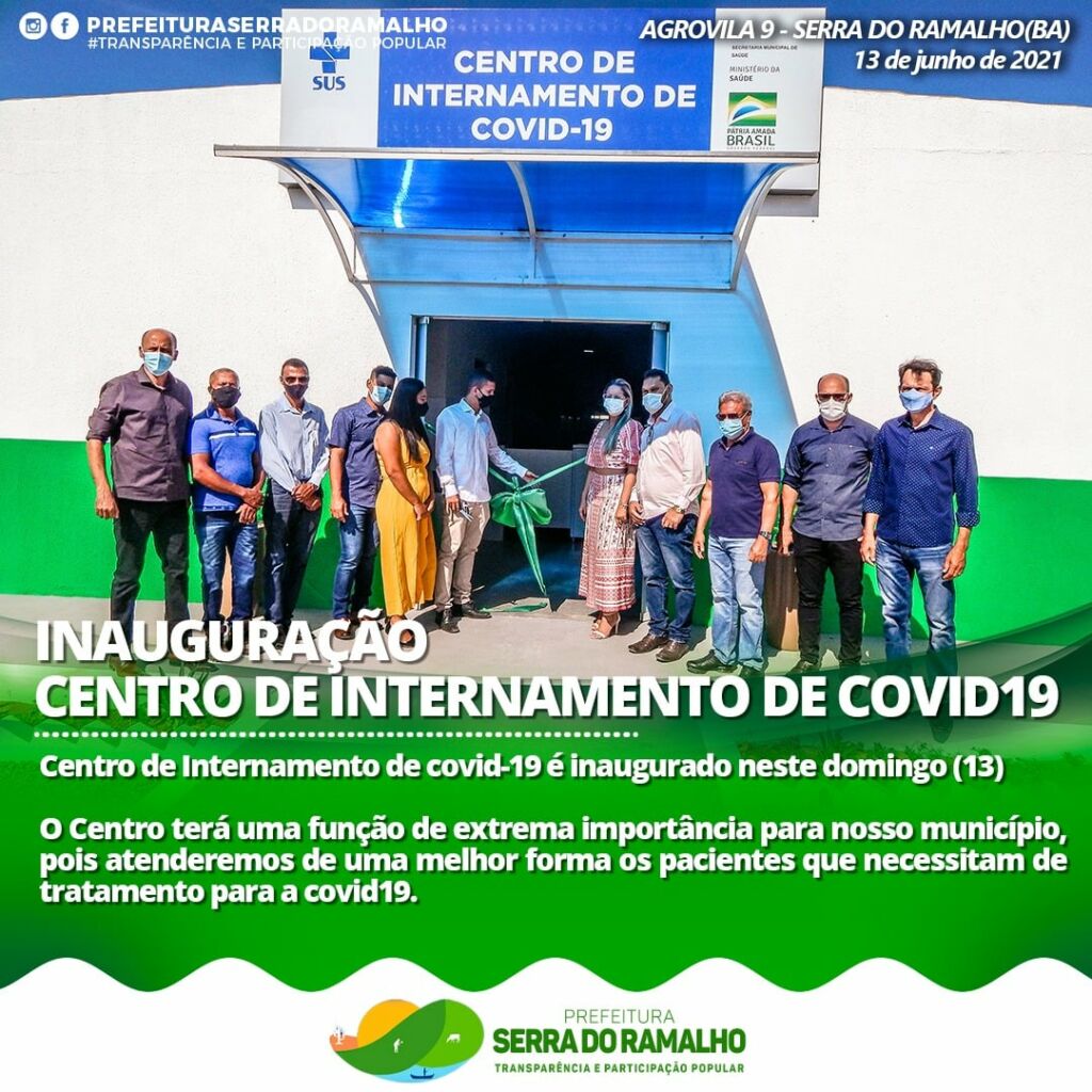 201782347 1438593856489908 1709465725699025281 n Centro de Internamento de covid-19 é inaugurado em Serra do Ramalho