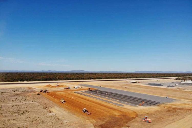 750 aeroporto seinfra bom jesus da lapa 202161192324272 Obras do novo aeroporto de Bom Jesus da Lapa atingem 81%