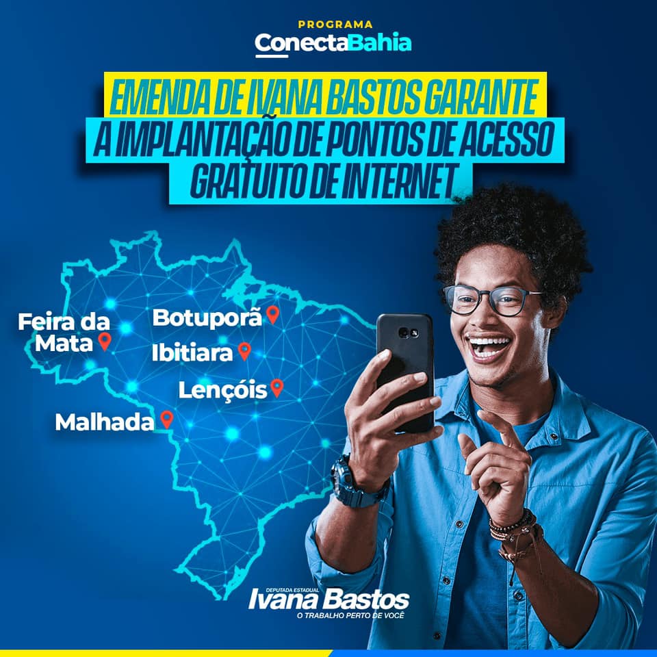 CONECTA Ivana Bastos destina emenda para a implantação de pontos de internet em praças de municípios