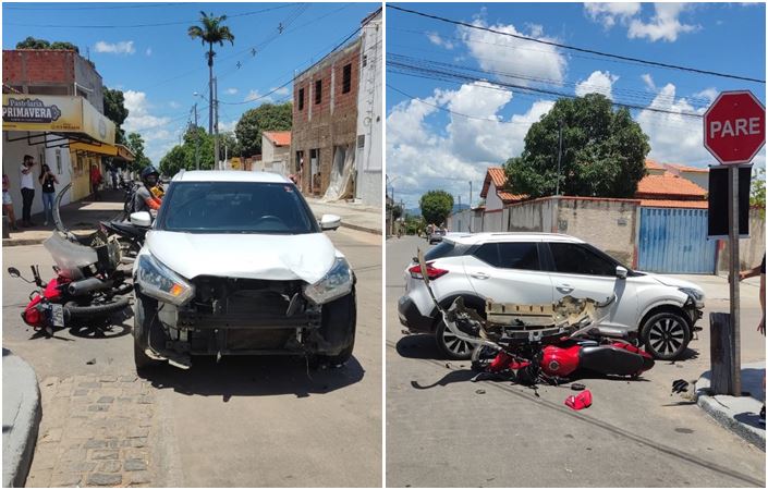 WhatsApp Image 2022 01 13 at 17.51 tile Homem fica ferido após colisão entre moto e carro no bairro Vomitamel em Guanambi