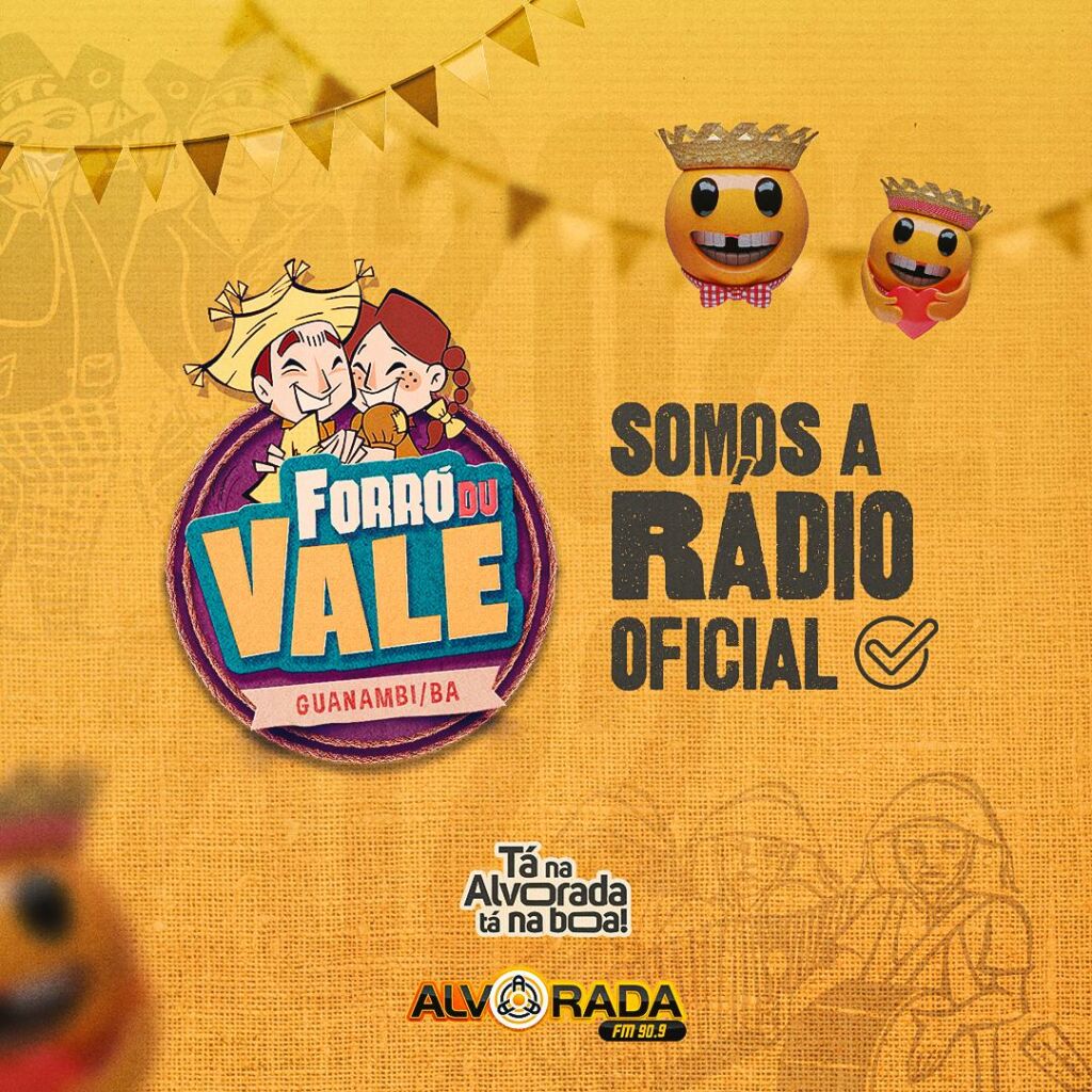 Forro du Vale A Alvorada FM é a Rádio oficial do Forró du Vale