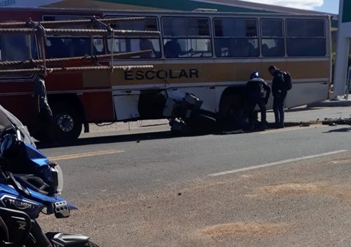 WhatsApp Image 2022 07 28 at 08.19.32 Idoso morre após colisão entre motocicleta e ônibus na rodovia que liga Riacho de Santana a Bom Jesus da Lapa