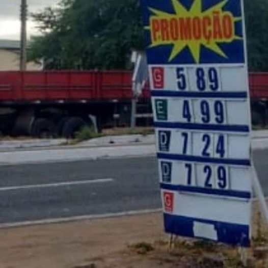 gASOLINA Gasolina é vendida a menos de R$ 6 reais em postos de Guanambi