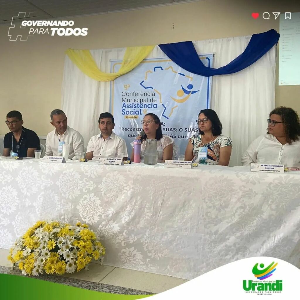 Snapinsta.app 360180232 3354952294816177 831496325550519209 n 1080 9ª Conferência Municipal de Assistência Social é realizada em Urandi