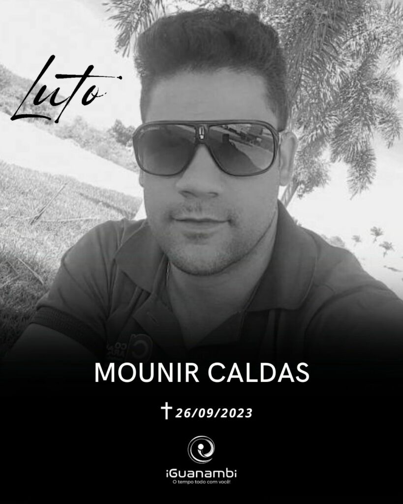 Instagram retrato comunicado luto moderno Morreu em Guanambi o cantor Mounir Caldas