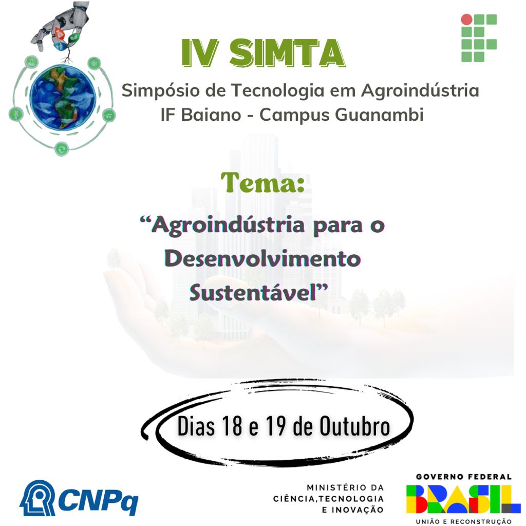 WhatsApp Image 2023 09 29 at 08.16.53 Agroindústria para o Desenvolvimento Sustentável é o tema do SIMTA 2023