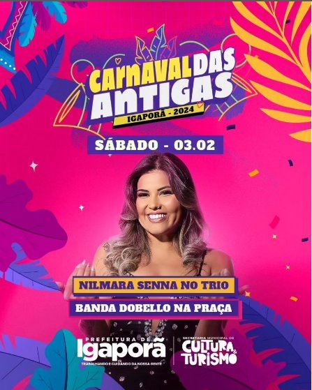 cats Igaporã: Prefeitura Municipal realiza “Carnaval das Antigas” com trio elétrico