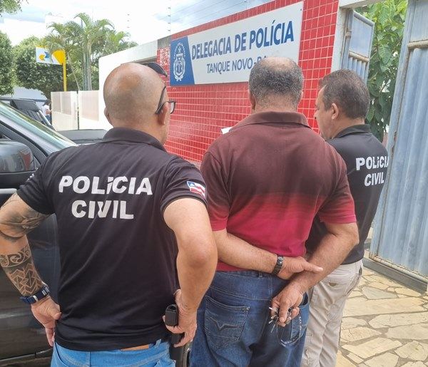 Acusado de crime brutal em São Paulo foi preso pela Polícia Civil em Tanque Novo (BA)