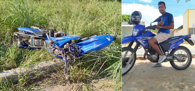 Guanambi: Acidente com motocicleta deixa um morto e outro gravemente ferido no trevo de Mutãs