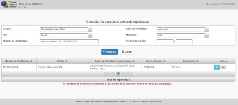 WhatsApp Image 2024 09 04 at 19.10.17 Iuiu: Justiça nega pedido de impugnação de pesquisa eleitoral solicitado por Federação de Robson Bezerra