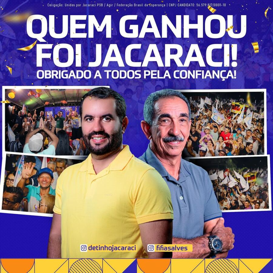 Snapinsta.app 462006558 18458409943047858 1210768560528004275 n 1080 Detinho vence eleições em Jacaraci após 20 anos de gestão centralizada