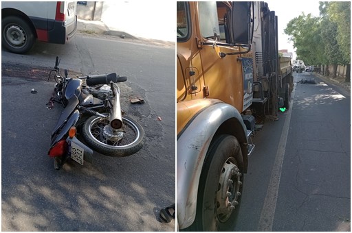 WhatsApp Image 2024 10 30 at 09.20.41 Mulher morre após perder o controle da motocicleta e ser atropelada por caminhão em Guanambi