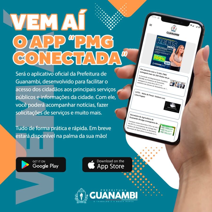 WhatsApp Image 2024 11 22 at 11.55.41 Tecnologia: Pioneiro na região, PMG lançará aplicativo mobile com dezenas de serviços para a população