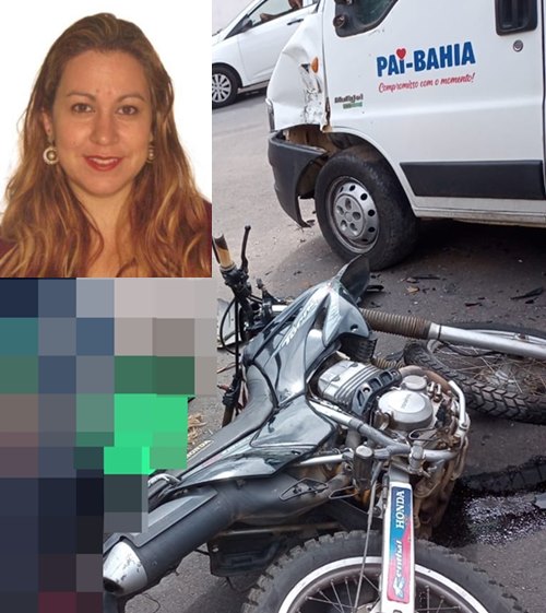 zczasda Mulher de 47 anos morre após colisão entre motocicleta e ambulância de funerária em avenida de Guanambi