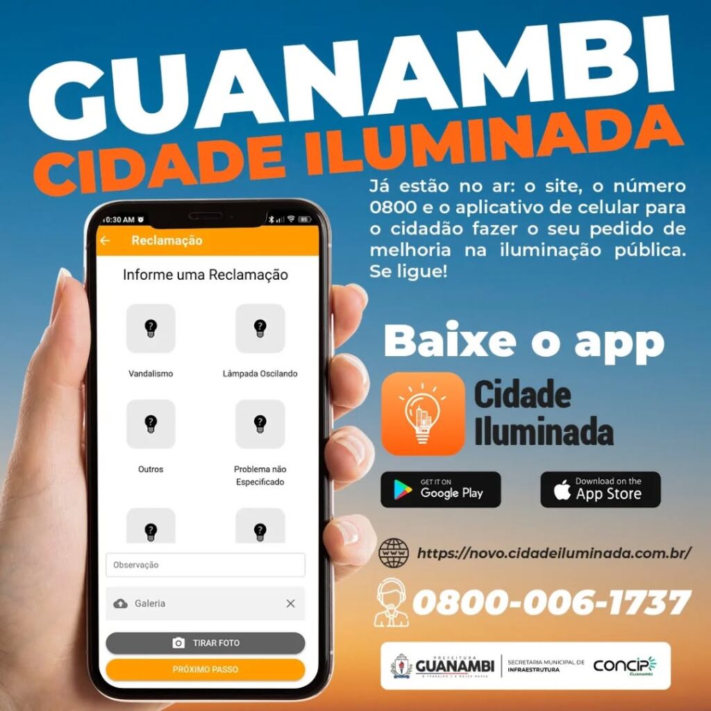 WhatsApp Image 2025 03 25 at 11.30.14 CONCIP Alto Sertão já realizou quase 3 mil intervenções na iluminação pública de Guanambi; saiba como solicitar o serviço