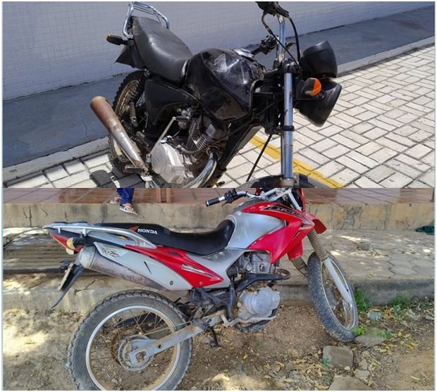 zzada vert CAESG recupera duas motocicletas roubadas em Iuiu; um suspeito fugiu